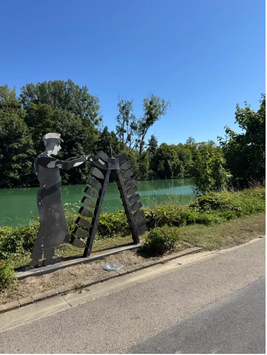 De oever van de Marne in Cumières